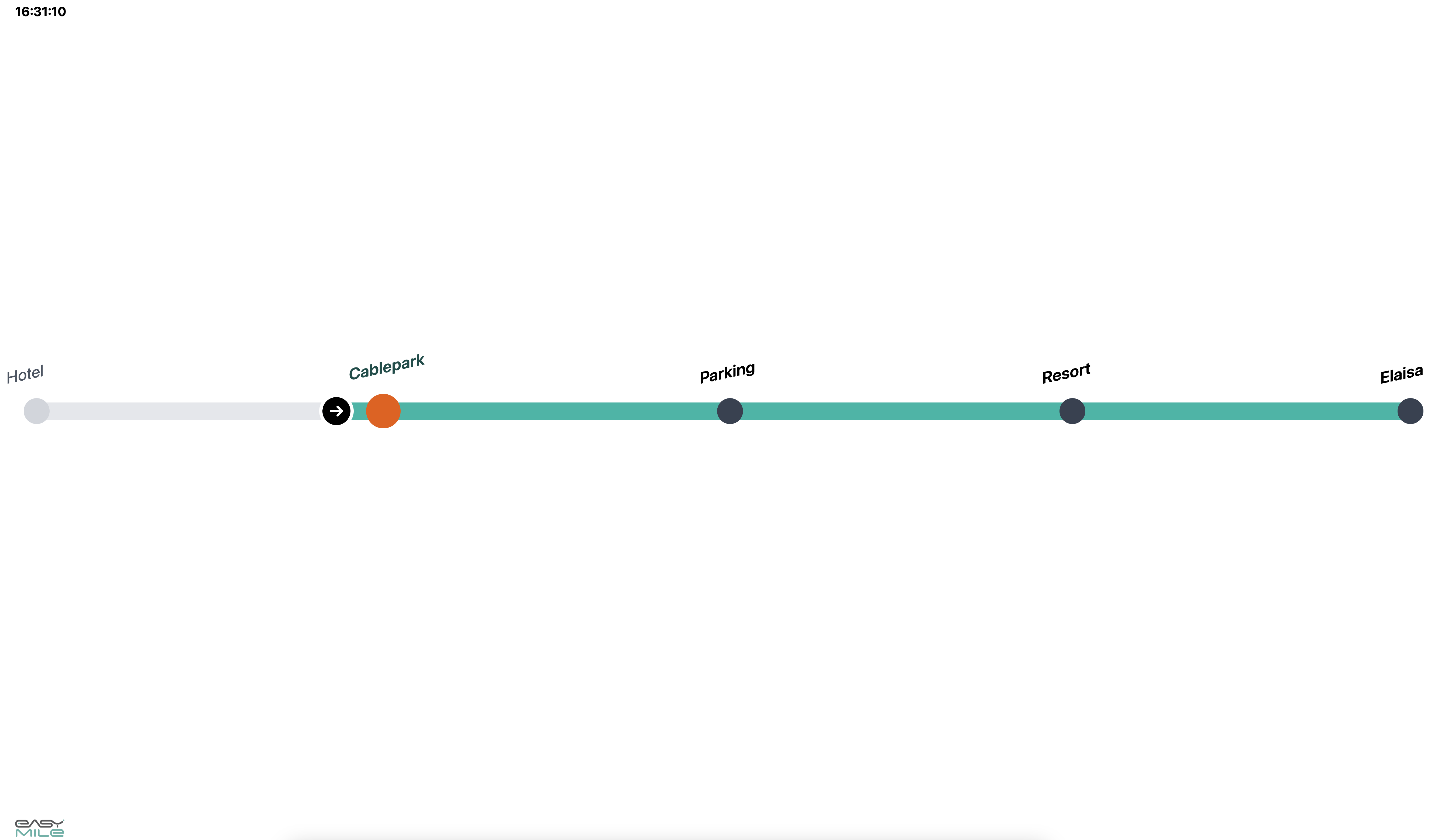 Terhills kiosk station interface